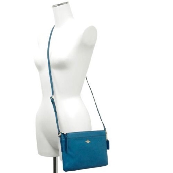 Coach Crossbody Handbag | Teal | Litea 52638 - Picture 7 of 13